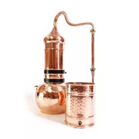   Alambic cu coloană de aromatizare de 3 litri – țuică, pălincă, uleiuri esențiale și hidrolați