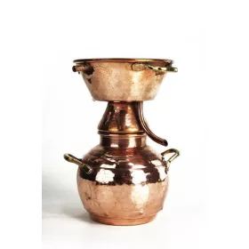   Mini-alambic Alquitara de 0,5 litri – pentru distilat din vin, alcool aromatizat și hidrolați