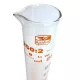 Cilindru gradat 250 ml, sticlă, cu gradație ușor de citit