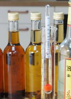 Alcoolmetru Al-Ambik, 0-100 grade alcoolice între, fără termometru, scurt versiune