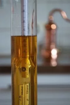 Alcoolmetru Al-Ambik, 30-60 grade alcoolice între, cu termometru