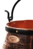 Cazan din cupru, 5 litri, necositorit, forjat manual