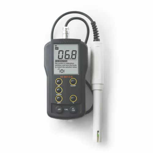 Hanna HI9813-51 – aparat portabil combinat pentru pH, EC, TDS și temperatură