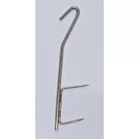   Cârlig cu țepi slănină și greu carne pentru afumare – 4 bucăți oțel inoxidabil set (20 cm)